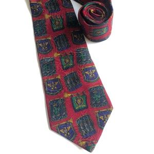 Tommy Hilfiger Italian Silk Horns Tie 1990s